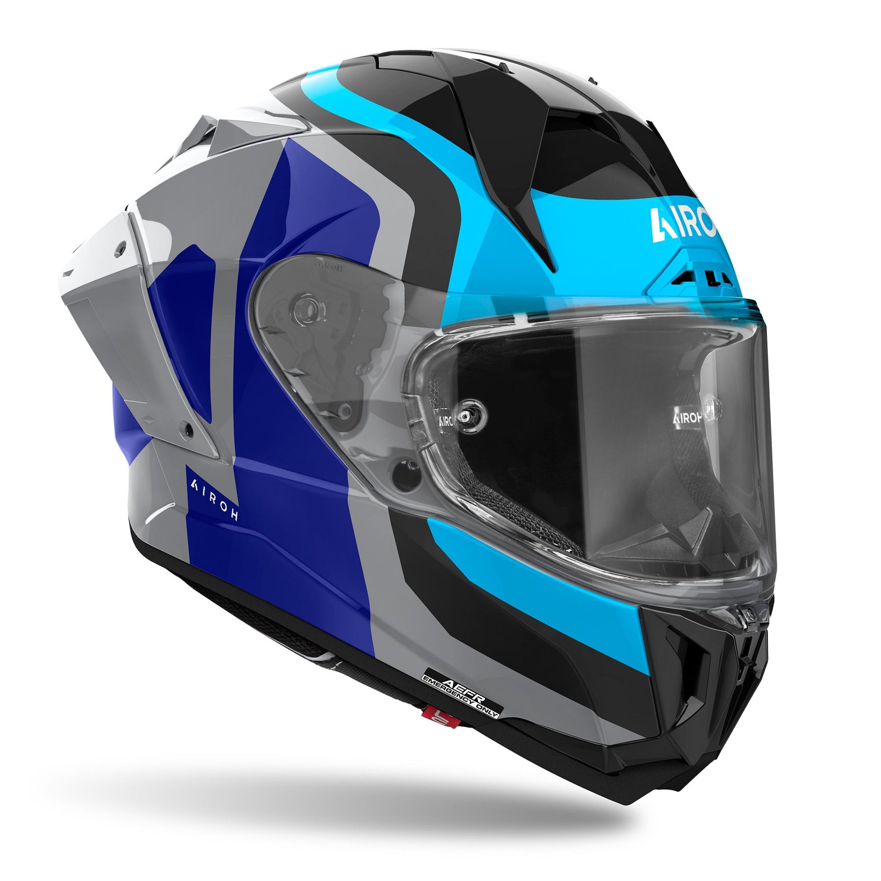 Airoh GP800 Motorcycle Helmet - Competition Blue Gloss ECE 2206