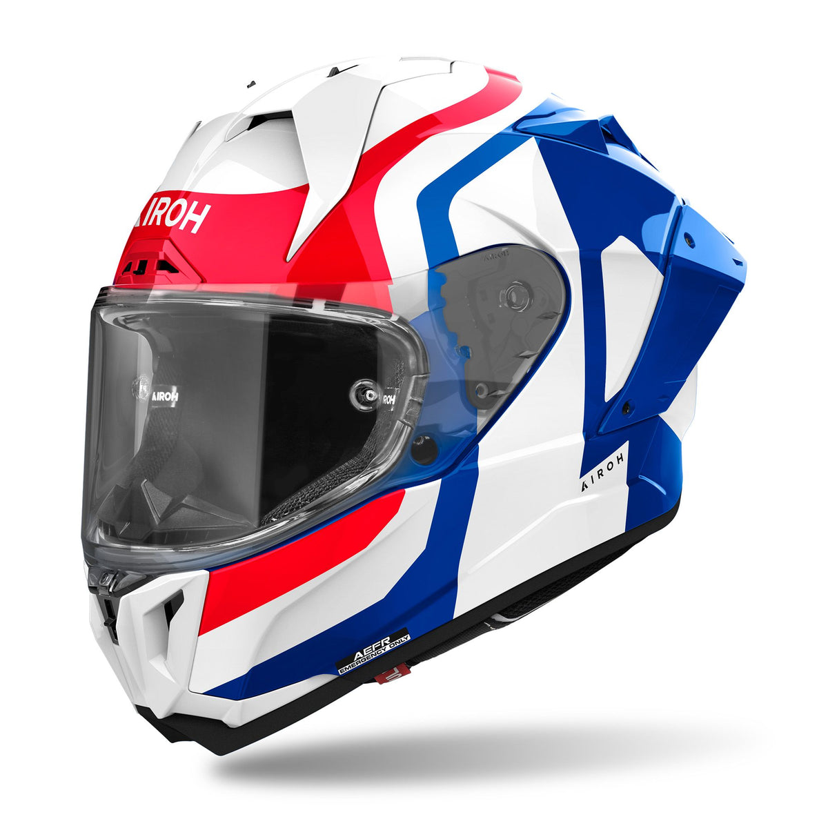 Airoh GP800 Motorcycle Helmet - Competition Blue/Red Gloss ECE 2206