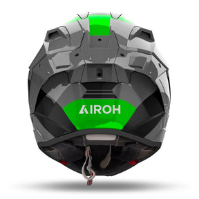 Airoh GP800 Motorcycle Helmet - Competition Green Fluo Gloss ECE 2206