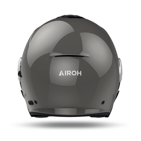 Airoh Helyos Open Face Scooter Motorcycle Helmet - Dark Grey Gloss ECE 2206