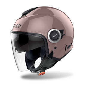 Airoh Helyos Open Face Scooter Motorcycle Helmet - Metallic Rose ECE 2206