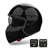 Airoh J110 Motorcycle Helmet - Black Glitter ECE 2206