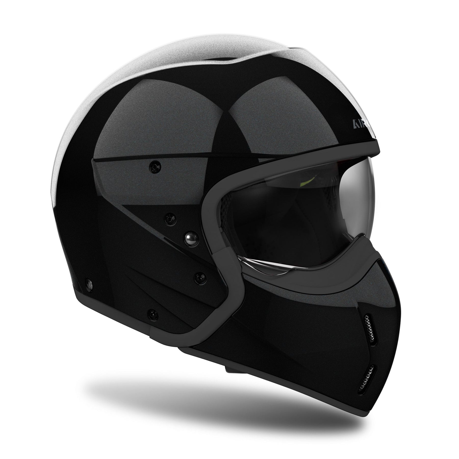 Airoh J110 Motorcycle Helmet - Black Glitter ECE 2206
