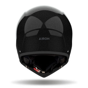 Airoh J110 Motorcycle Helmet - Black Glitter ECE 2206