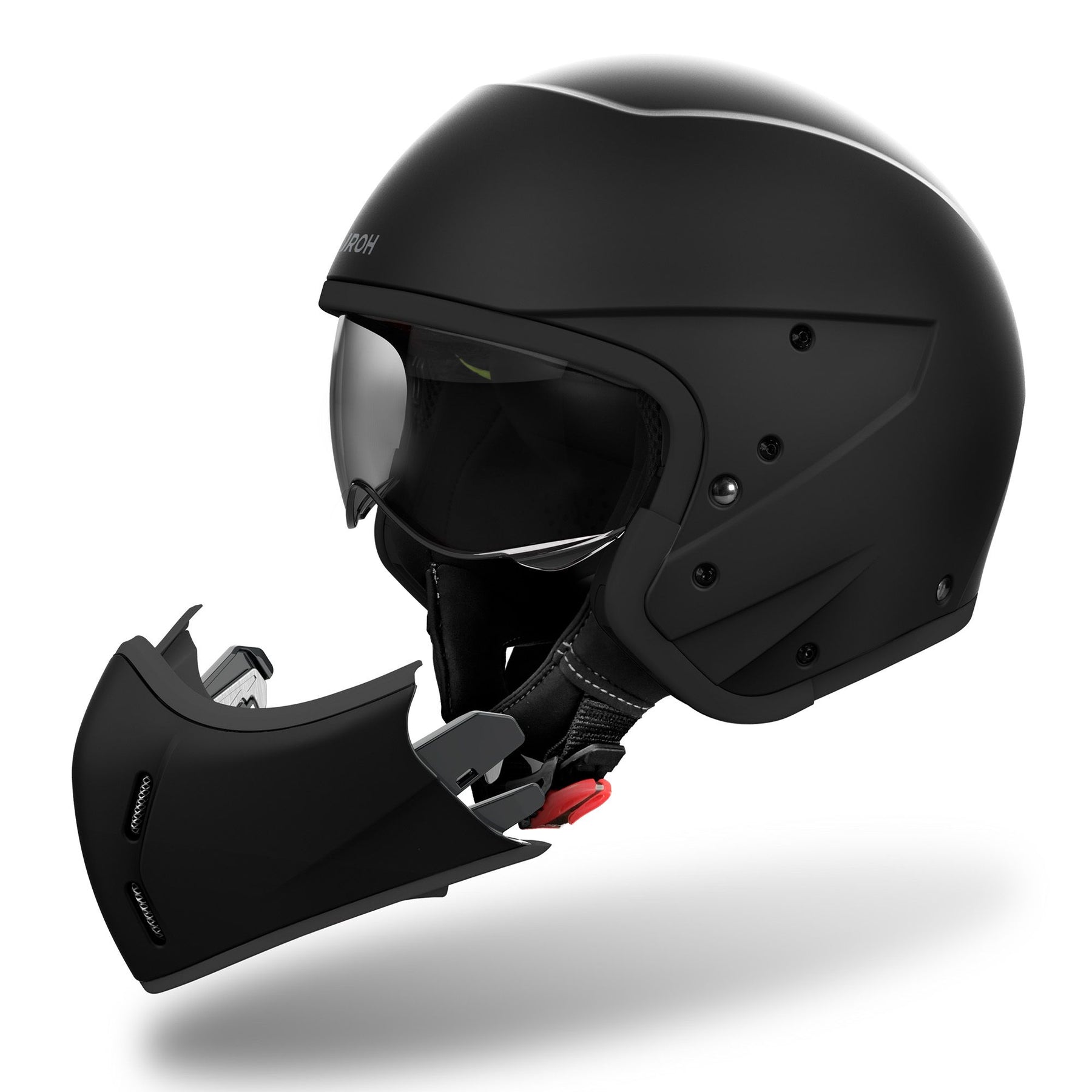 Airoh J110 Motorcycle Helmet - Black Matt ECE 2206