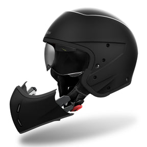 Airoh J110 Motorcycle Helmet - Black Matt ECE 2206