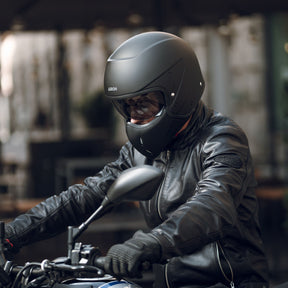 Airoh J110 Motorcycle Helmet - Black Matt ECE 2206