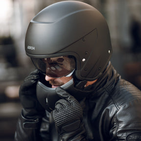 Airoh J110 Motorcycle Helmet - Black Matt ECE 2206