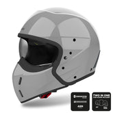 Airoh J110 Motorcycle Helmet - Cement Grey Gloss ECE 2206