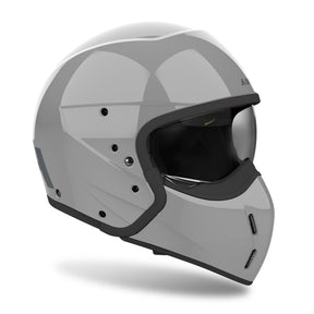 Airoh J110 Motorcycle Helmet - Cement Grey Gloss ECE 2206