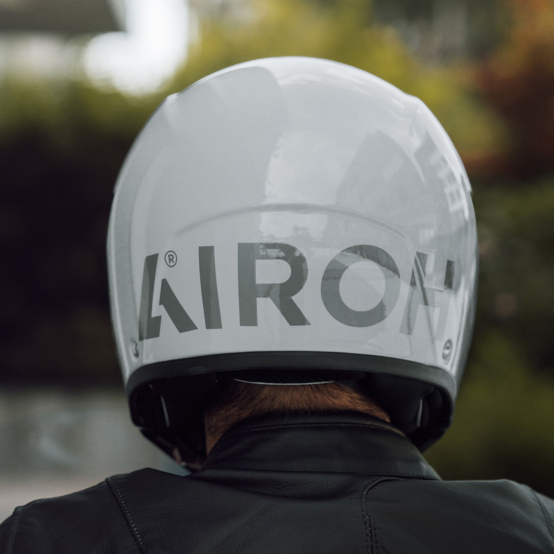 Airoh J110 Motorcycle Helmet - Cement Grey Gloss ECE 2206