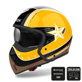Airoh J110 Motorcycle Helmet - Command Yellow Gloss ECE 2206