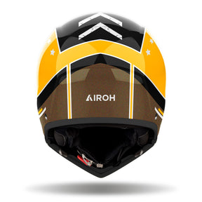 Airoh J110 Motorcycle Helmet - Command Yellow Gloss ECE 2206