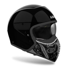 Airoh J110 Motorcycle Helmet - Paesly Black Gloss ECE 2206