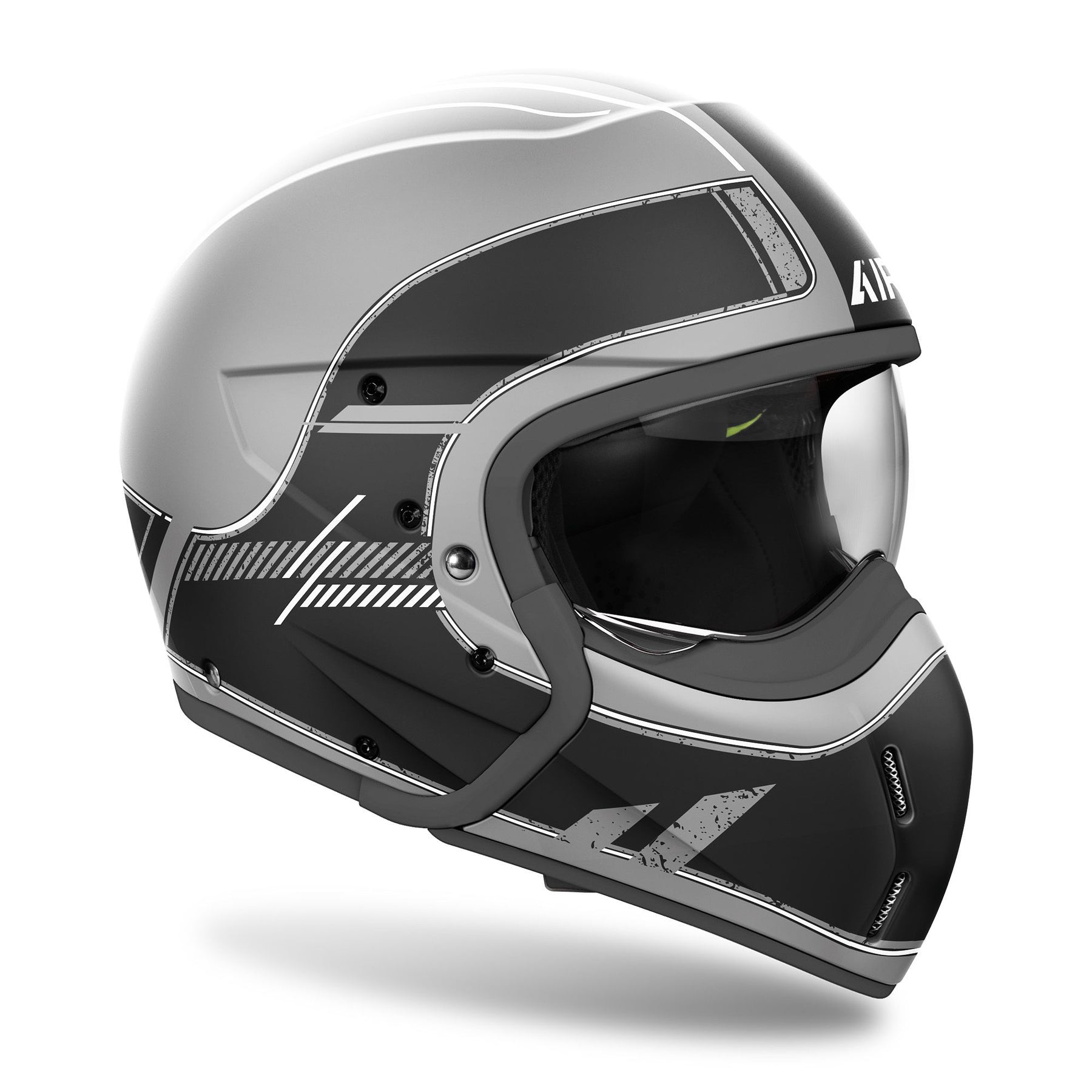 Airoh J110 Motorcycle Helmet - Raster Black Matt ECE 2206