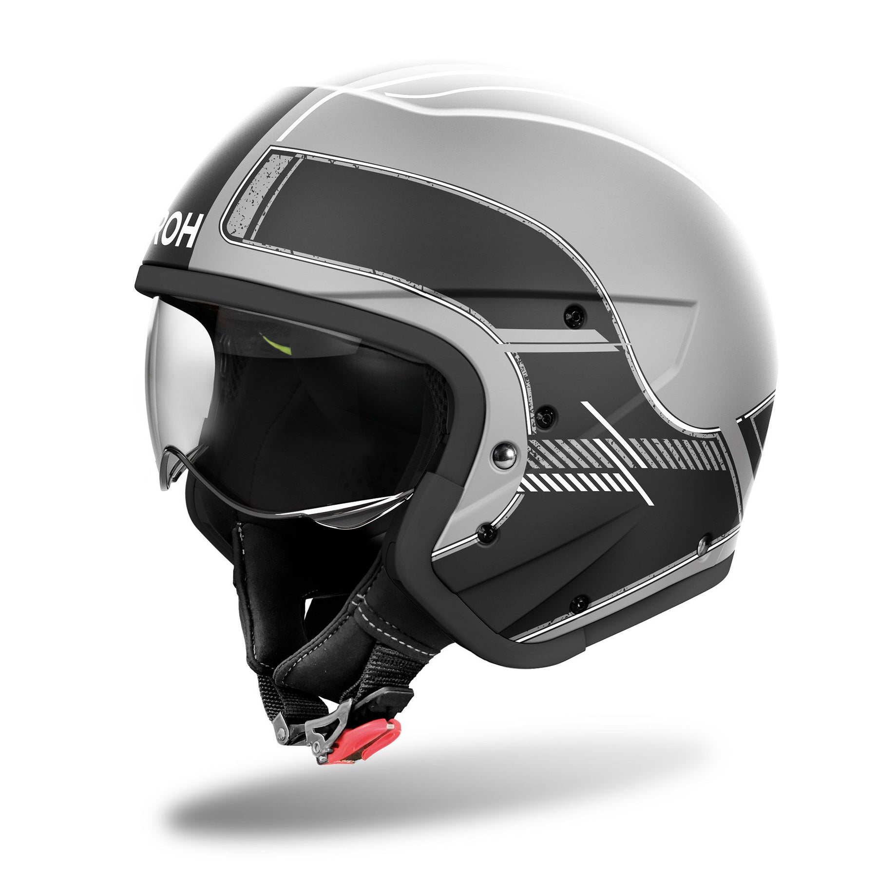 Airoh J110 Motorcycle Helmet - Raster Black Matt ECE 2206