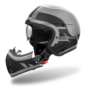 Airoh J110 Motorcycle Helmet - Raster Black Matt ECE 2206