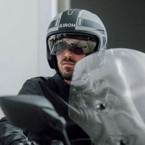 Airoh J110 Motorcycle Helmet - Raster Black Matt ECE 2206