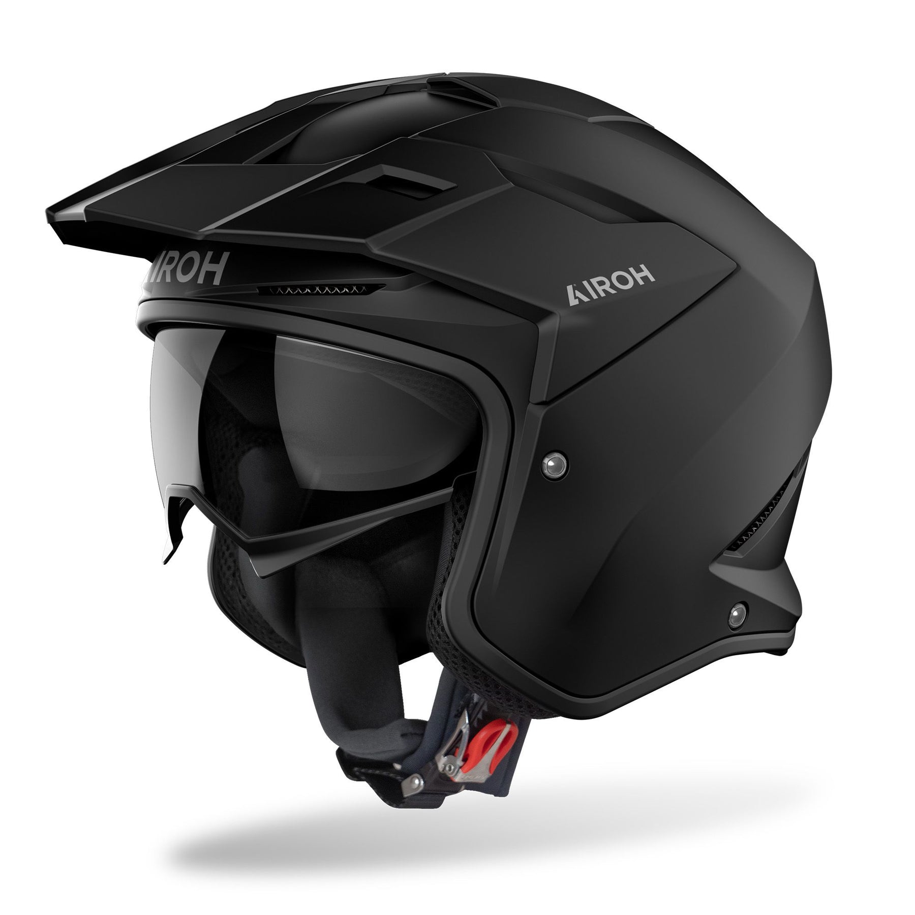 Airoh Kombakt Motorcycle Helmet - Color Black Matt ECE 2206