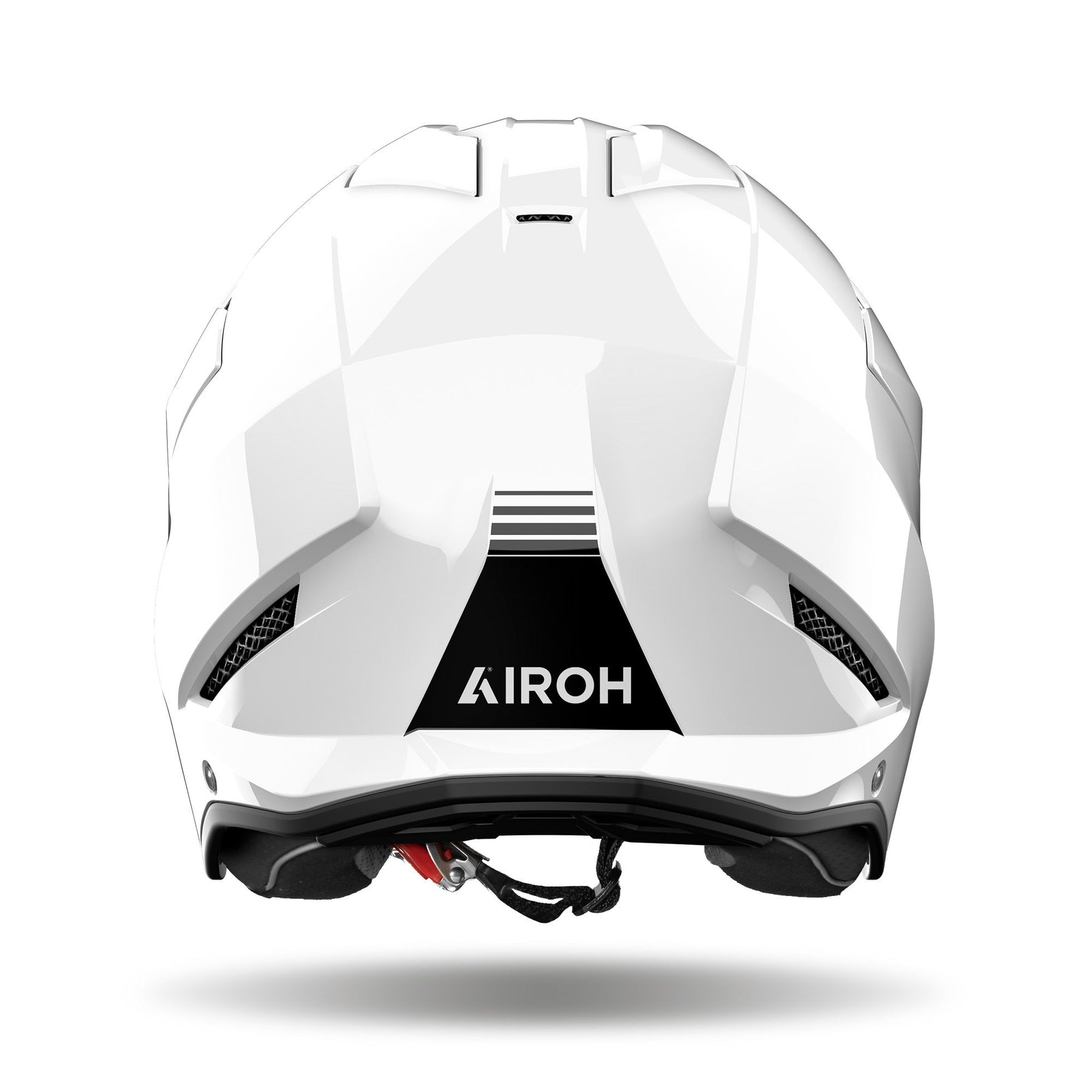 Airoh Kombakt Motorcycle Helmet - White Gloss ECE 2206
