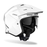 Airoh Kombakt Motorcycle Helmet - White Gloss ECE 2206