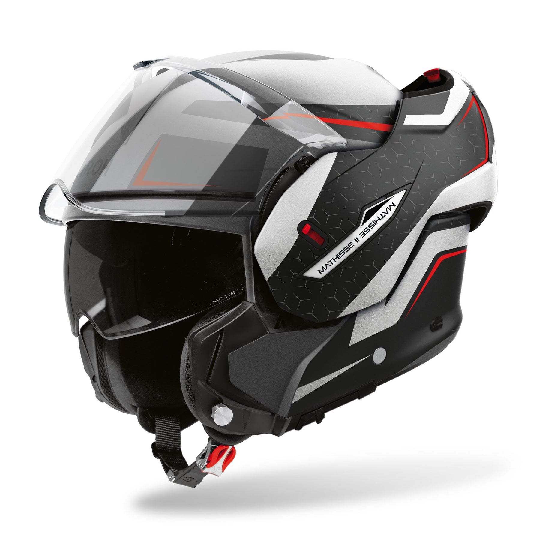 Airoh Mathisse 2 Modular Flip Up Motorcycle Motorbike Helmet - Magnet Matt ECE 2206