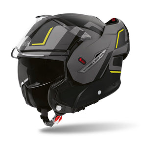 Airoh Mathisse 2 Modular Flip Up Motorcycle Motorbike Helmet - Genius Yellow Matt ECE 2206