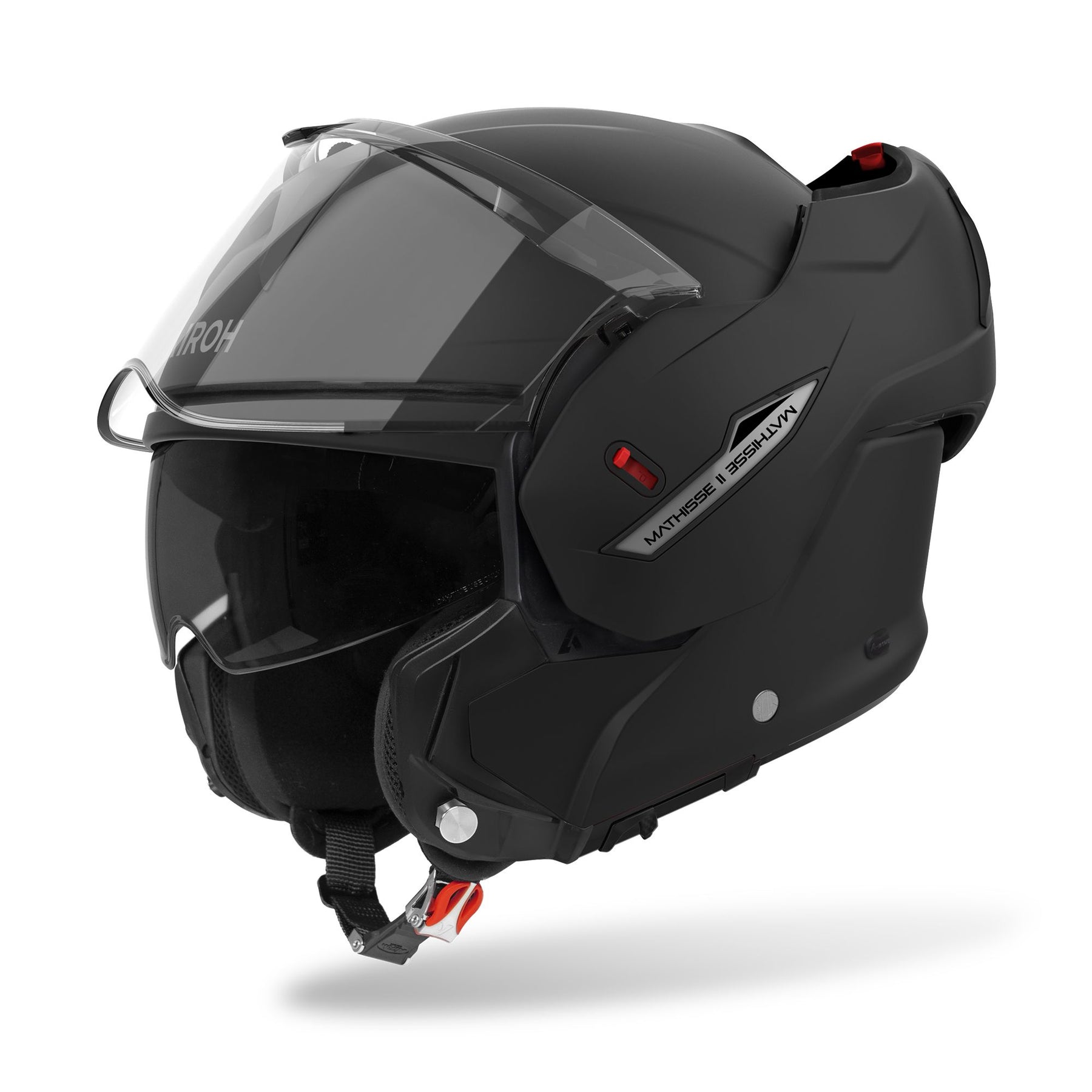 Airoh Mathisse II Motorcycle Helmet - Black Matt ECE 2206