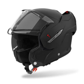 Airoh Mathisse II Motorcycle Helmet - Black Matt ECE 2206