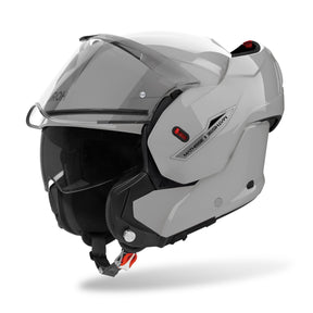 Airoh Mathisse II Motorcycle Helmet - Cement Grey Gloss ECE 2206