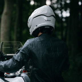 Airoh Mathisse II Motorcycle Helmet - Cement Grey Gloss ECE 2206