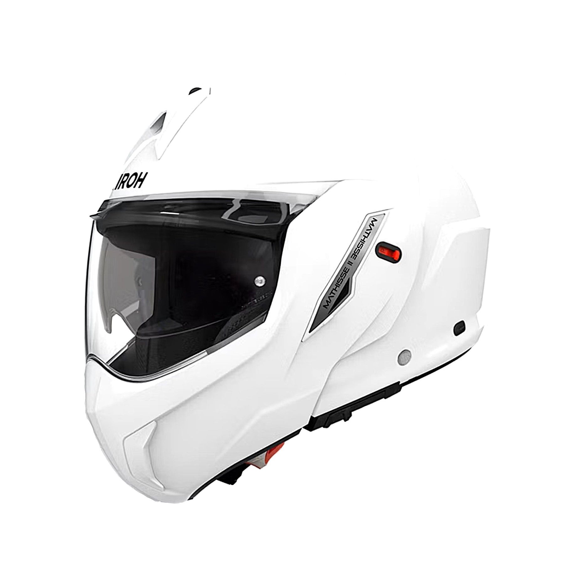 Airoh Mathisse II Motorcycle Helmet - White Gloss ECE 2206