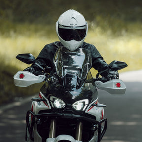 Airoh Mathisse II Motorcycle Helmet - White Gloss ECE 2206