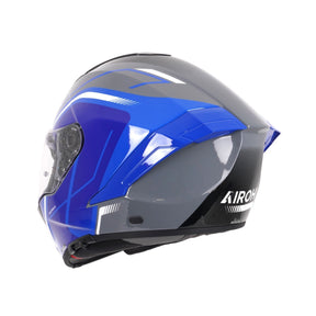Airoh Matryx Motorcycle Helmet - Wide Blue Gloss ECE 2206