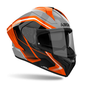 Airoh Matryx Motorcycle Helmet - Wide Orange Gloss ECE 2206