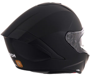 Airoh Matryx Motocycle Helmet - Black Matt ECE 2206