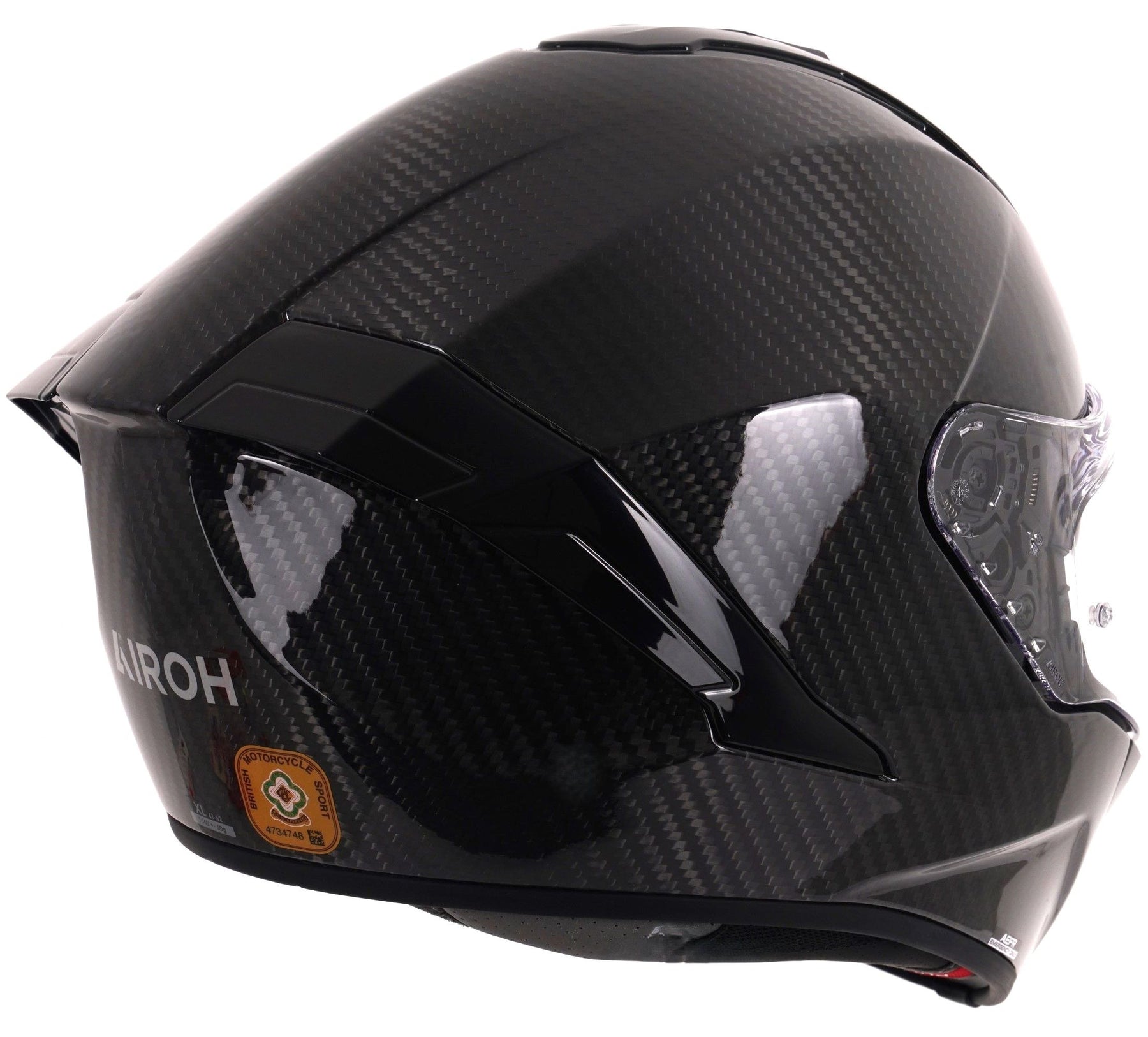 Airoh Matryx Motocycle Helmet - Carbon Gloss ECE 2206