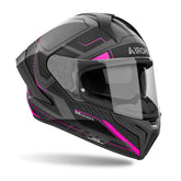 Airoh Matryx Motocycle Helmet - Rocket Pink Matt ECE 2206