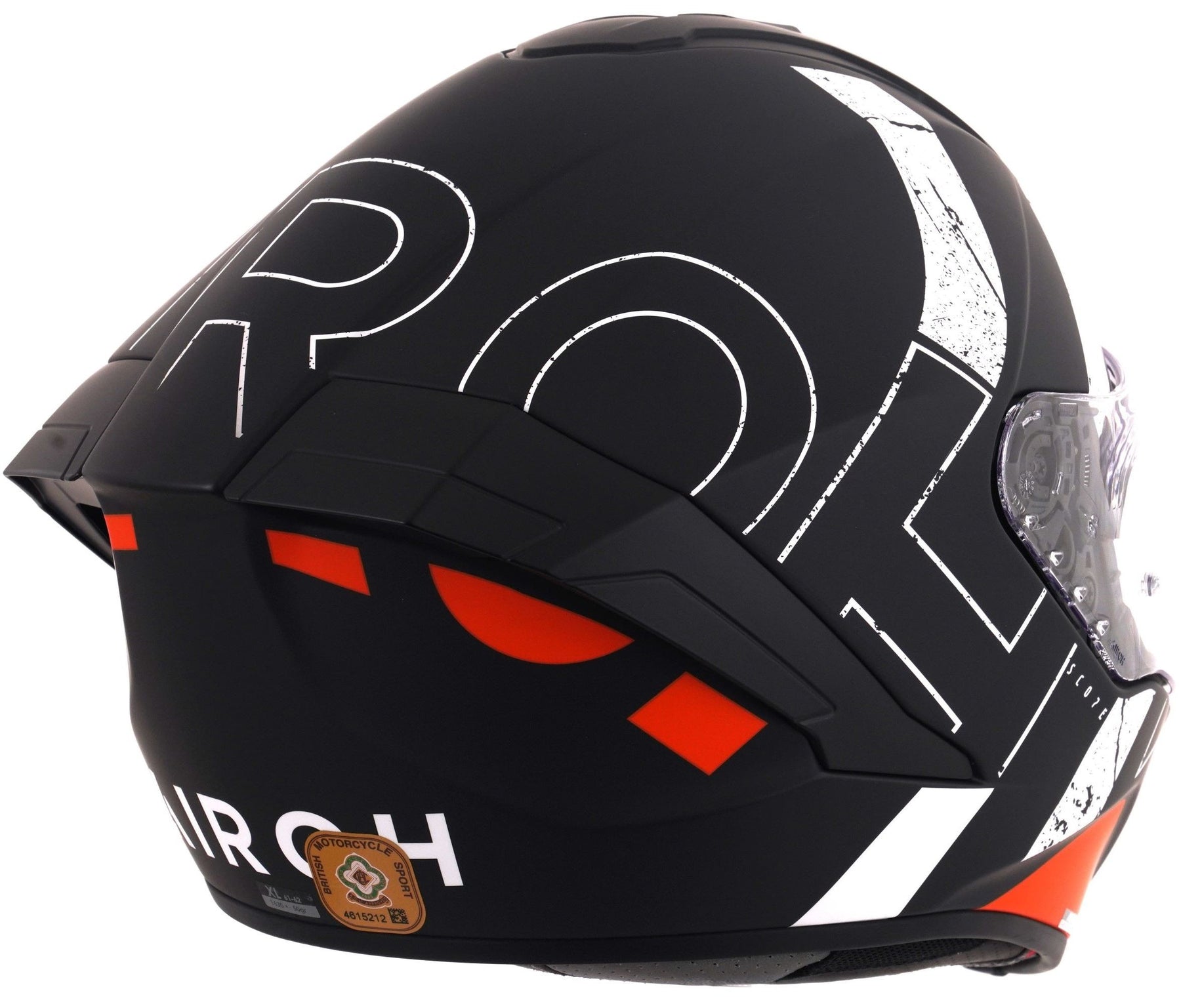 Airoh Matryx Motocycle Helmet - Scope Orange Matt ECE 2206