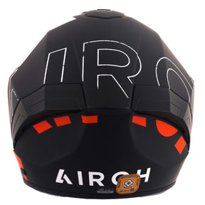 Airoh Matryx Motocycle Helmet - Scope Orange Matt ECE 2206