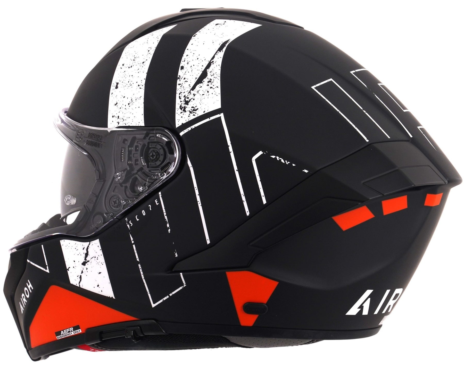 Airoh Matryx Motocycle Helmet - Scope Orange Matt ECE 2206
