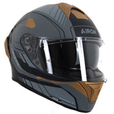 Airoh Spark 2 Chrono Motorcycle Helmet - Gold Matt ECE 2206