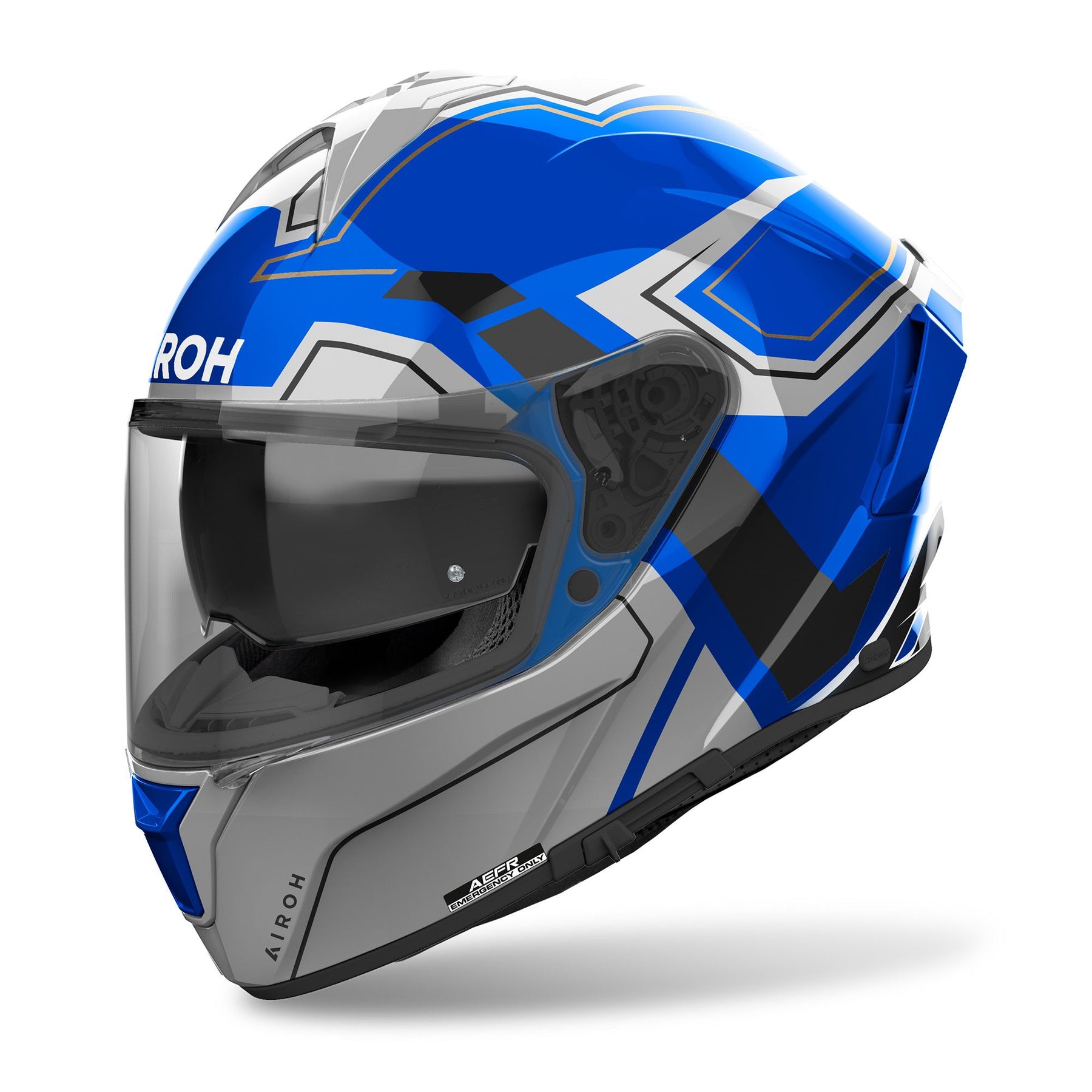 Airoh Spark 2 Motorcycle Helmet - Dart Blue Gloss ECE 2206