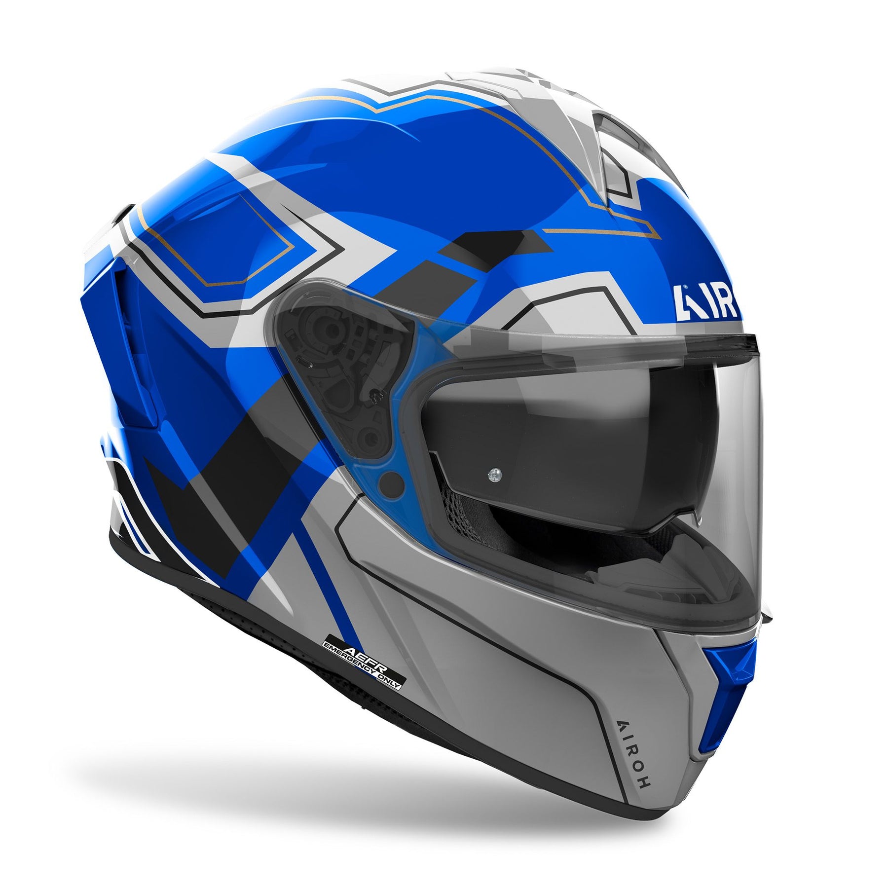 Airoh Spark 2 Motorcycle Helmet - Dart Blue Gloss ECE 2206