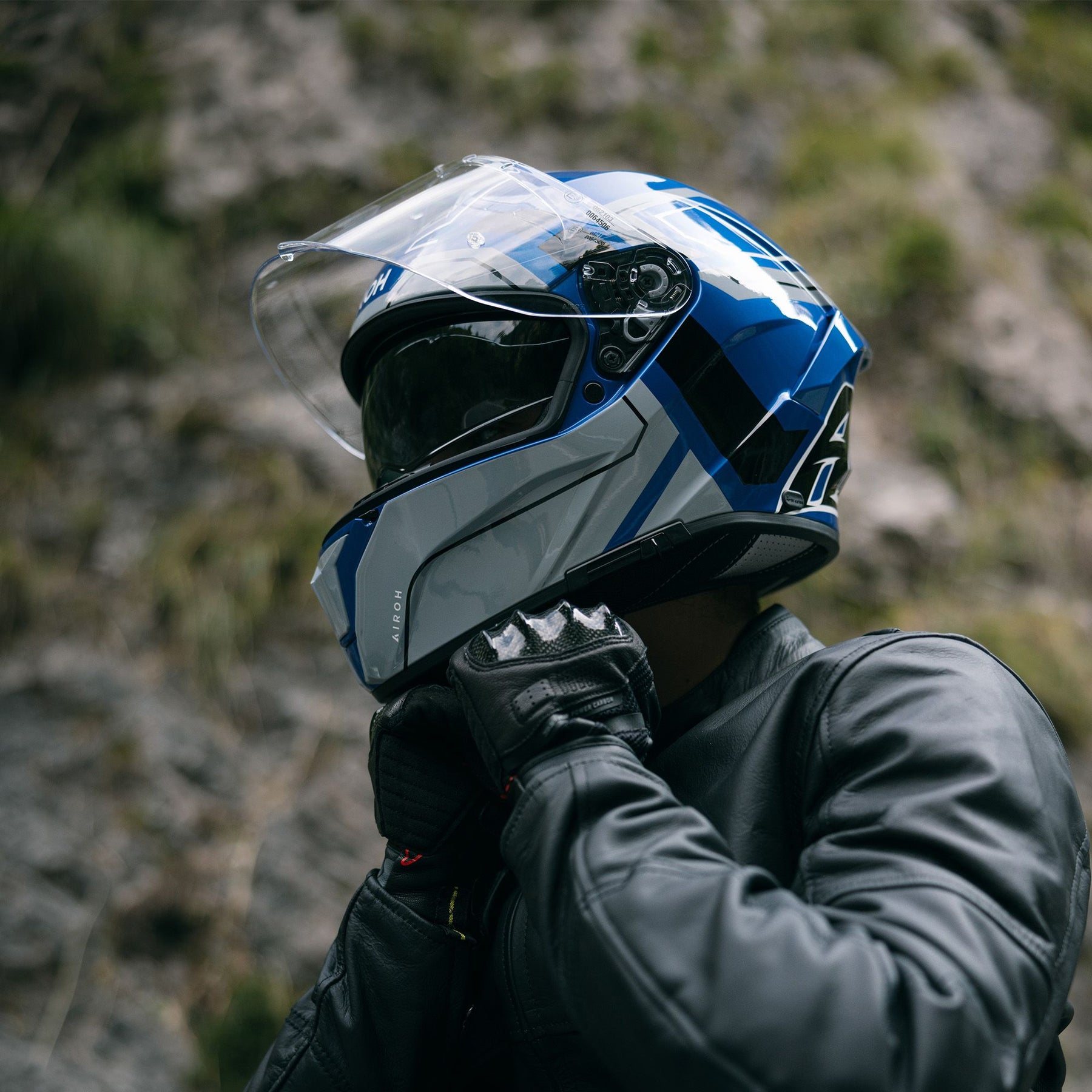 Airoh Spark 2 Motorcycle Helmet - Dart Blue Gloss ECE 2206