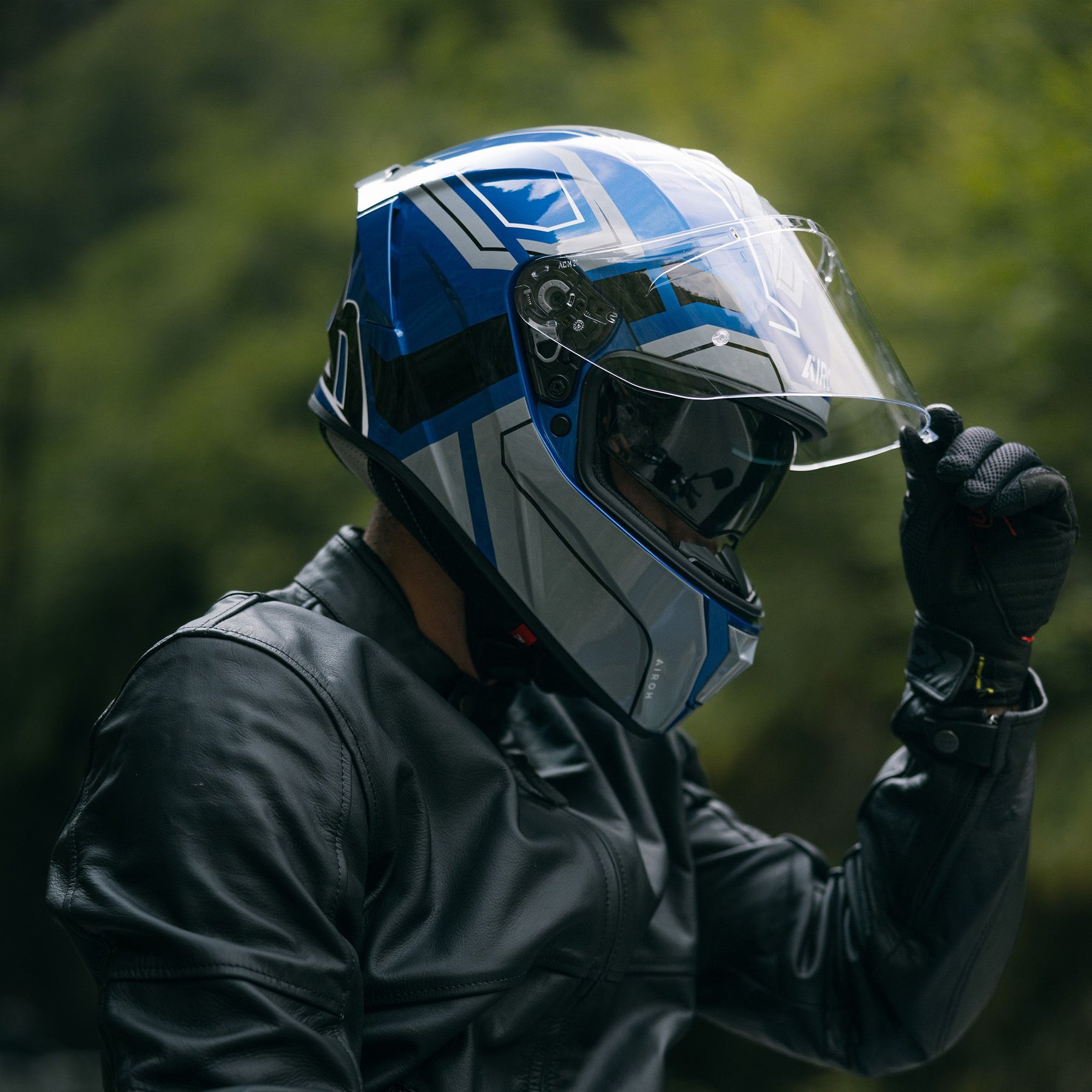 Airoh Spark 2 Motorcycle Helmet - Dart Blue Gloss ECE 2206