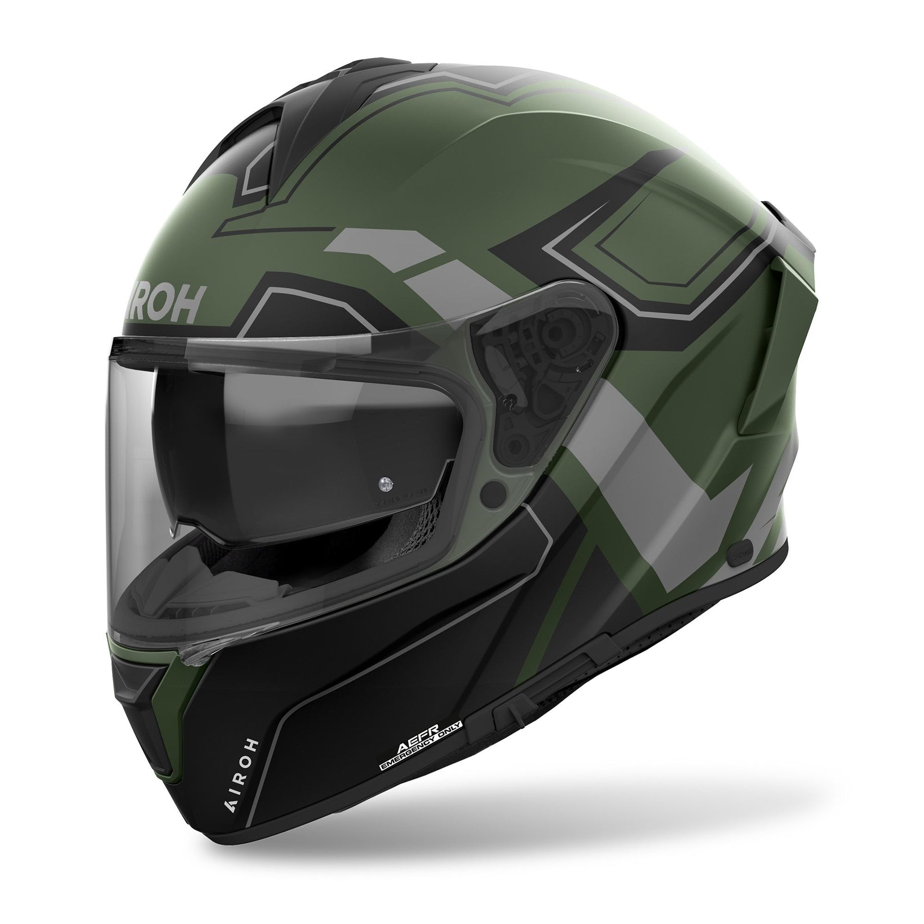 Airoh Spark 2 Motorcycle Helmet - Dart Military Green ECE 2206