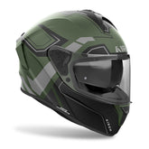 Airoh Spark 2 Motorcycle Helmet - Dart Military Green ECE 2206