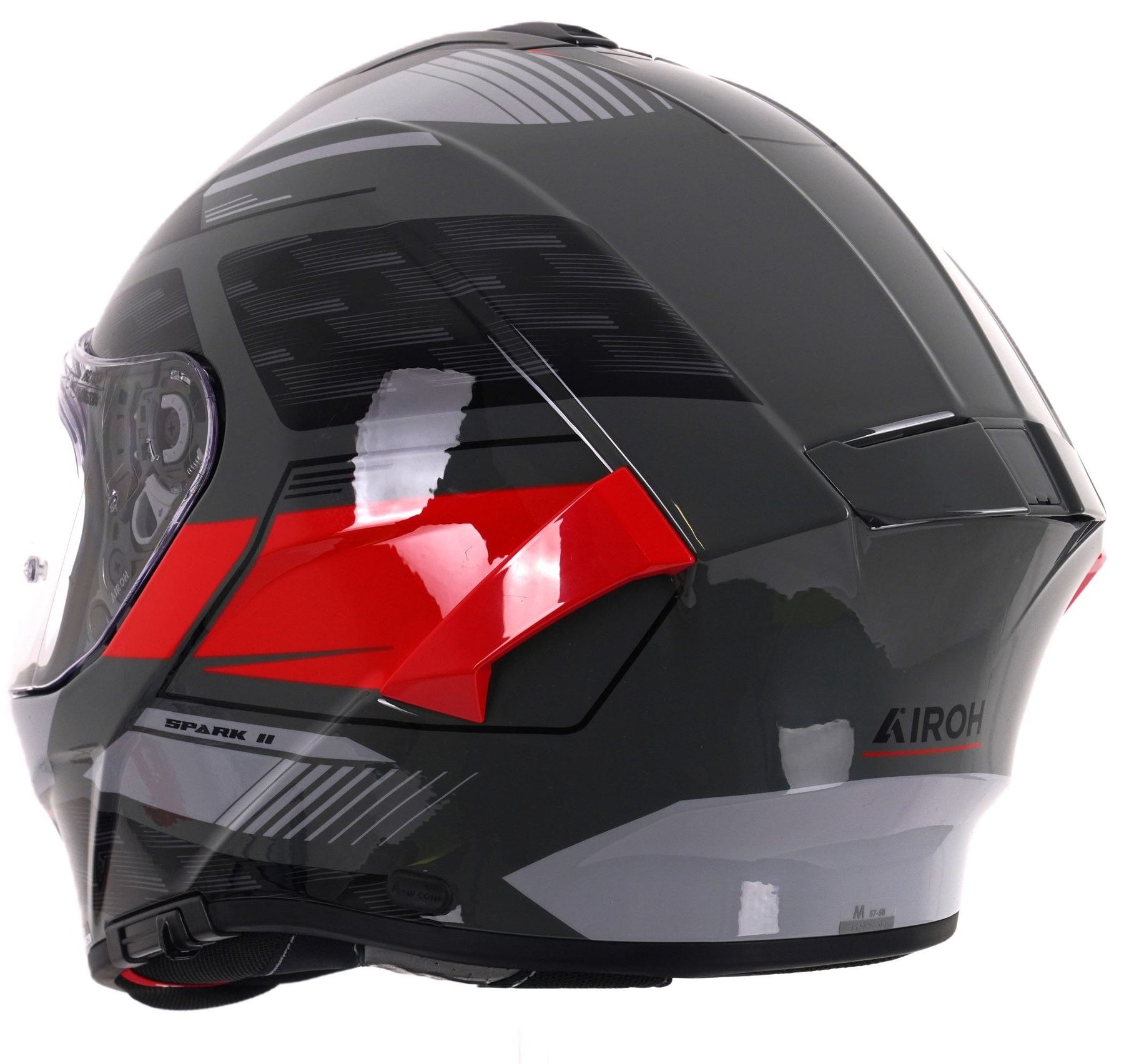 Airoh Spark 2 Zenith Motorcycle Helmet - Red Gloss ECE 2206