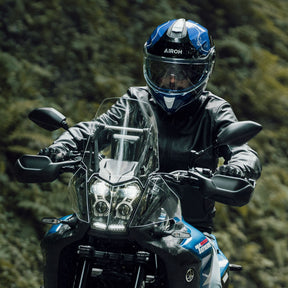 Airoh Specktre Flip-Front Motorcycle Helmet - Groove Blue Gloss ECE 2206